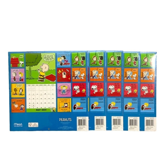 Peanuts Charlie Brown 5 Wall Calendars 65 Usable Pictures Scrapbooking Crafting - Picture 4 of 14